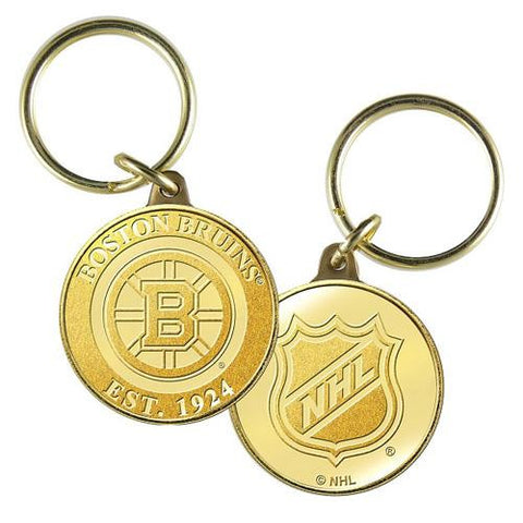 Boston Bruins NHL Boston Bruins Bronze Coin Keychain