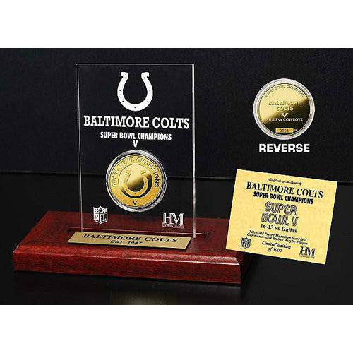 Baltimore Colts SB Champs Etched Acrylic