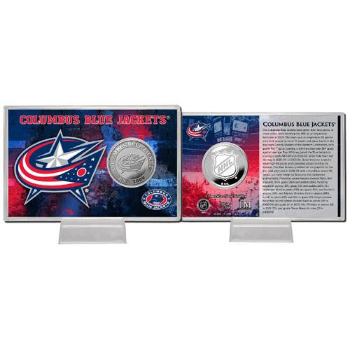 Columbus Blue Jackets NHL Columbus Blue Jackets Silver Coin Card