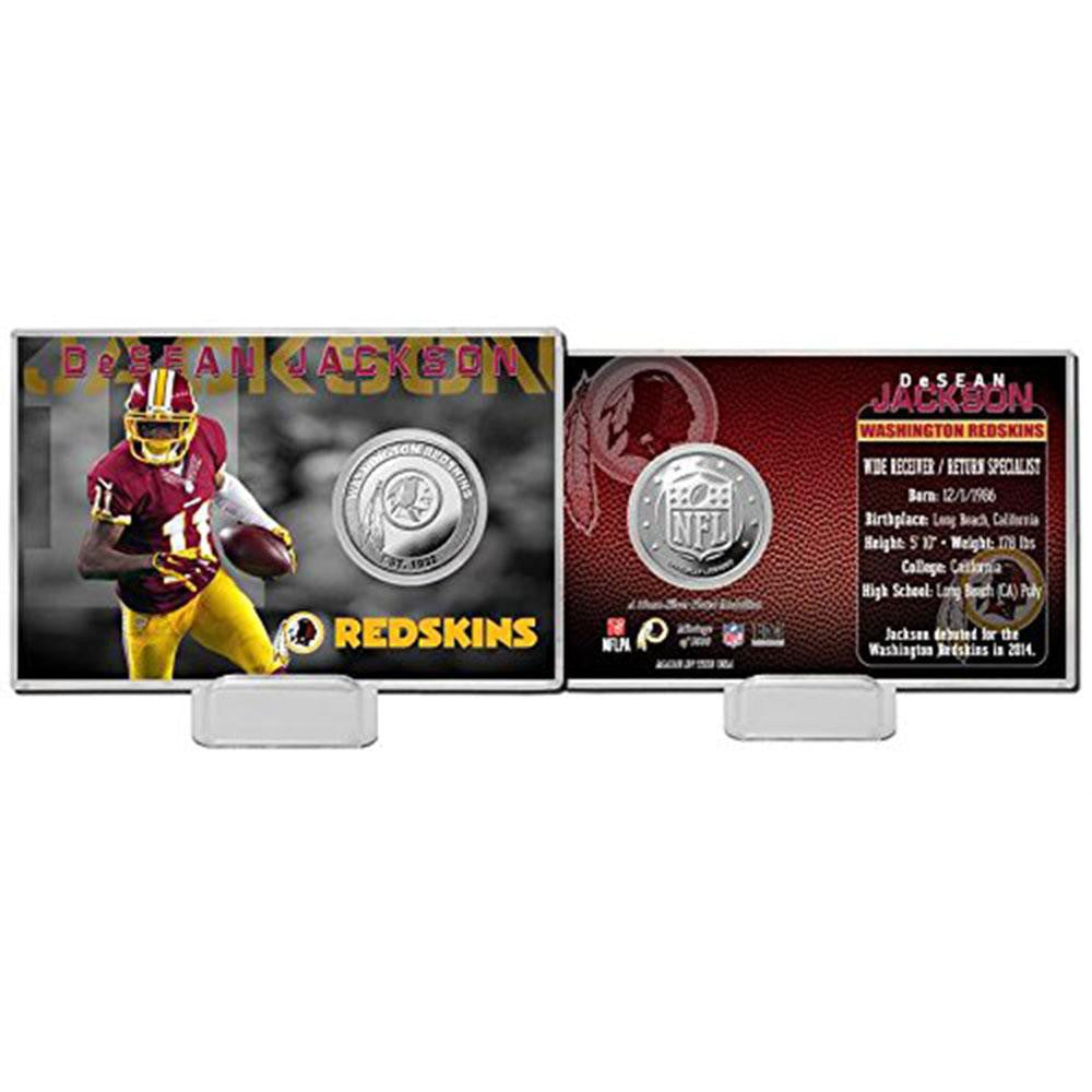 DeSean Jackson Silver Coin Card