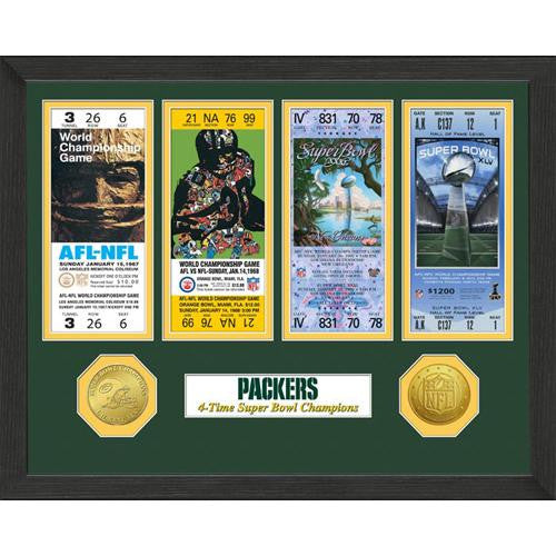 Green Bay Packers  SB Championship Ticket Collection