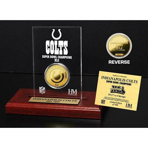 Indianapolis Colts SB Champs Etched Acrylic