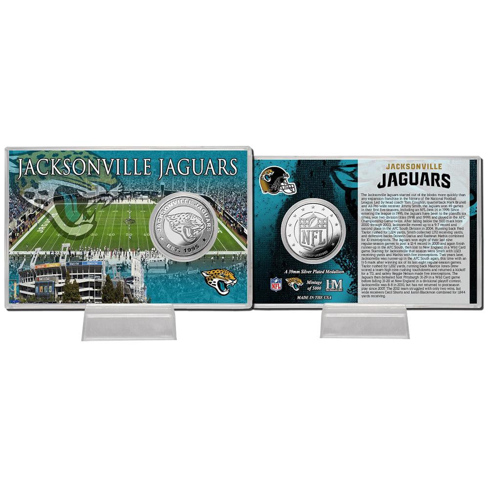 Jacksonville Jaguars Silver Coin Card