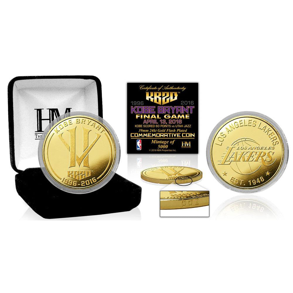 Kobe Bryant Final Season Gold Mint Coin