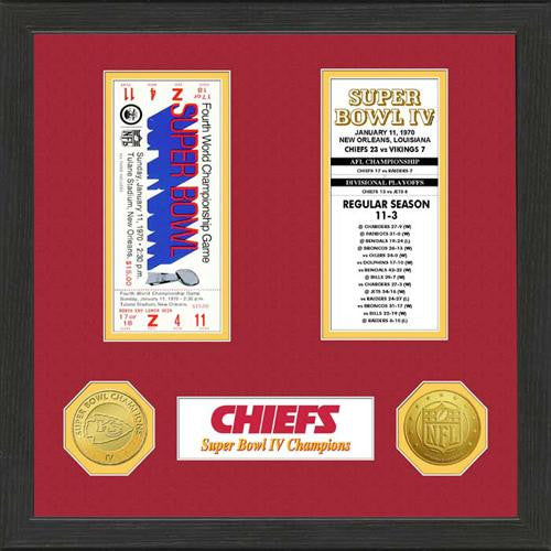 Kansas City Chiefs  SB Championship Ticket Collection