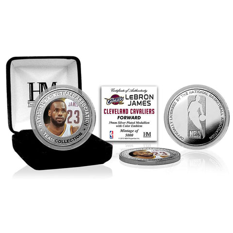 LeBron James Silver Color Coin