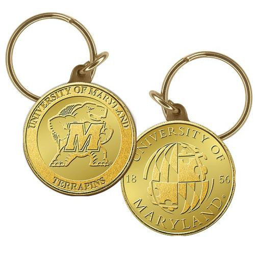 University of Maryland Bronze Coin Keychain