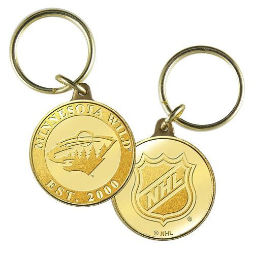 Minnesota Wild NHL Minnesota Wild Bronze Coin Keychain