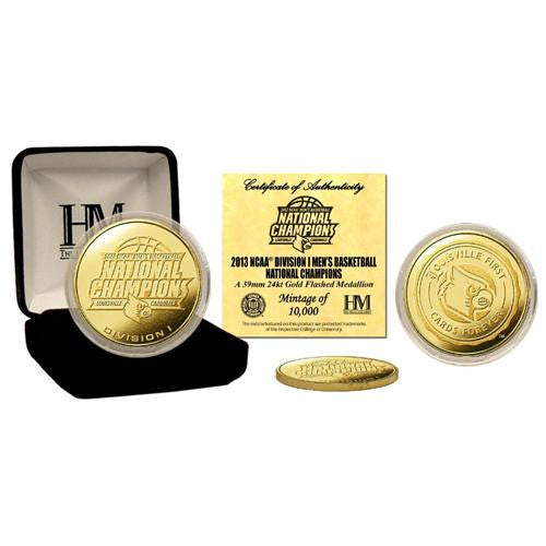 University of Louisville 2013 NCAA Basketball National Champions Gold Coin