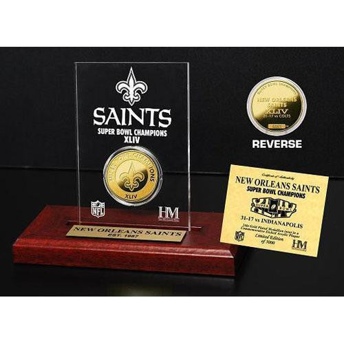 New Orlean Saints SB Champs Etched Acrylic