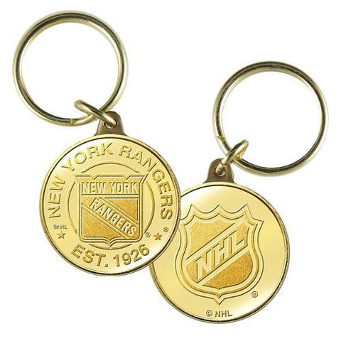 New York Rangers NHL New York Rangers Bronze Coin Keychain