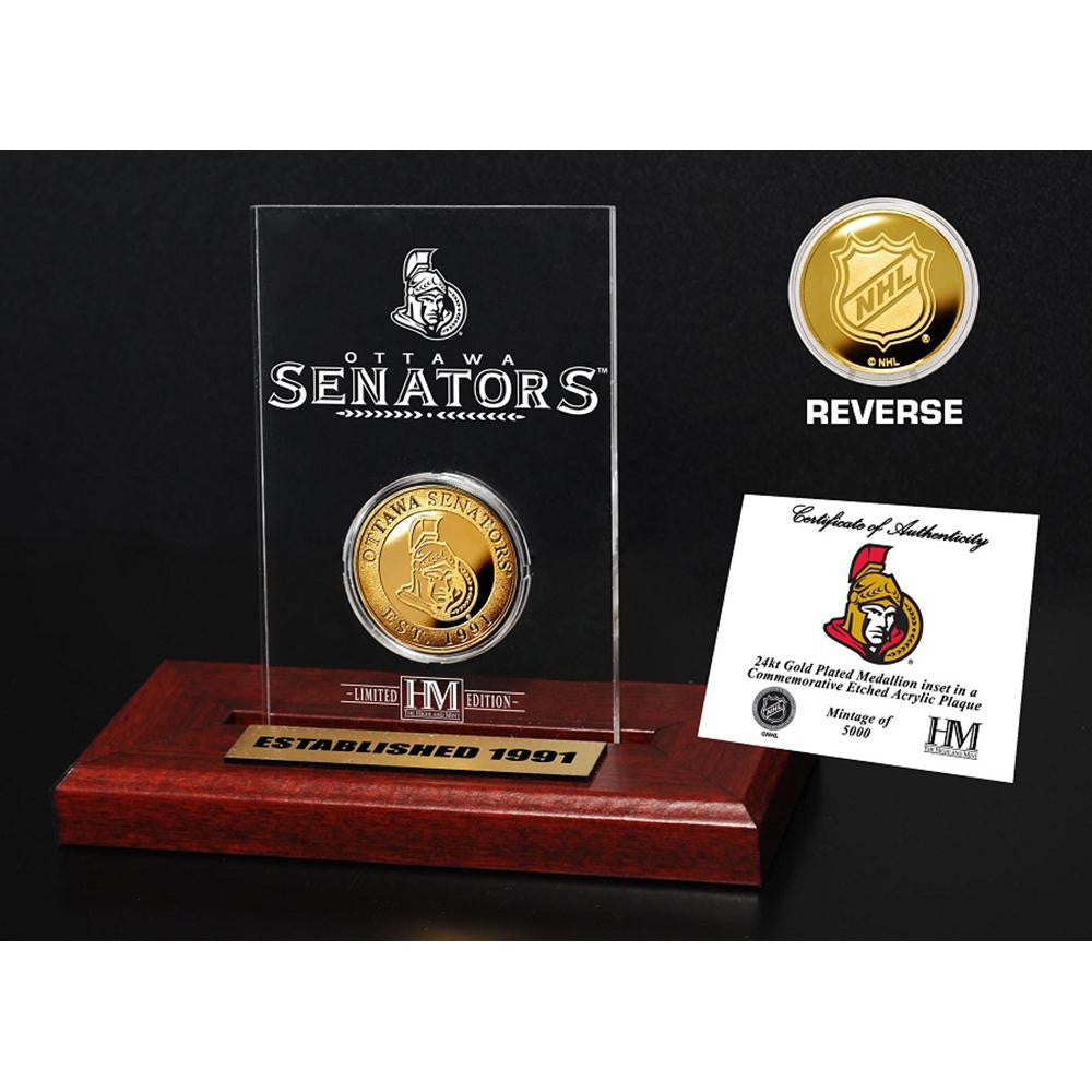 Ottawa Senators Etched Acrylic Desktop