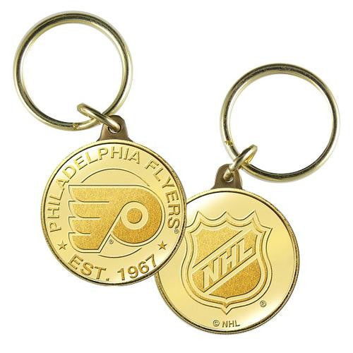 Philadelphia Flyers NHL Philadelhpia Flyers Bronze Coin Keychain