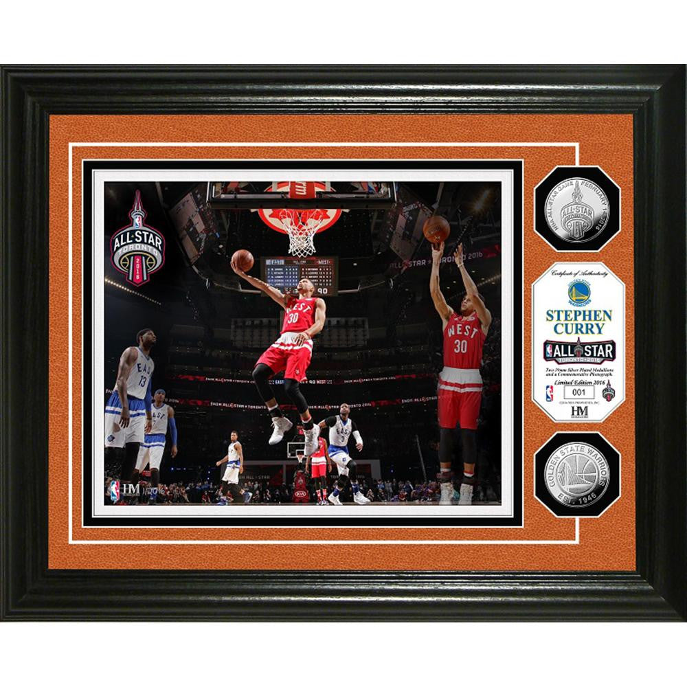 Stephen Curry 2016 NBA All-Star Game Silver Coin Photo Mint