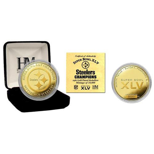 Super Bowl XLV Champions 24KT Gold Coin