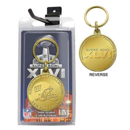 Super Bowl XLVI Champions Coin Keychain
