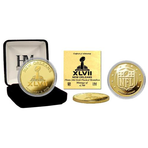 Super Bowl XLVII Commemorative Gold Coin