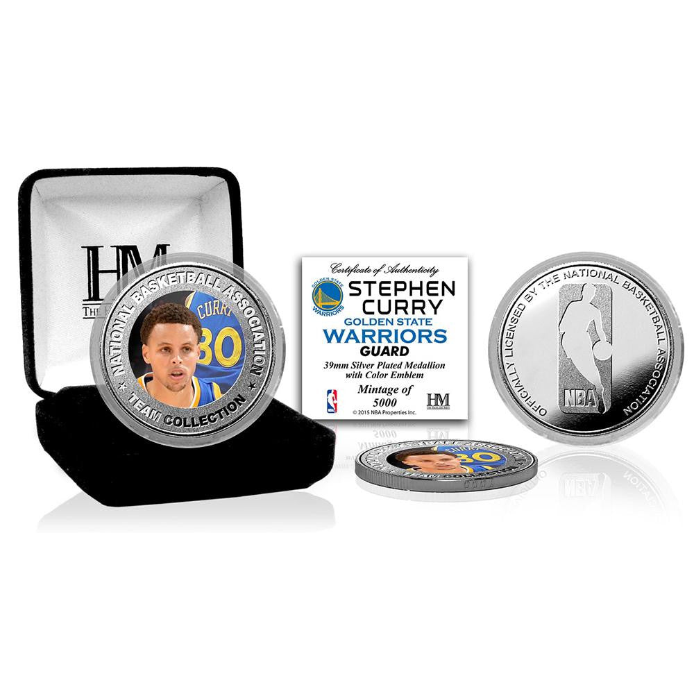 Stephen Curry Silver Color Coin