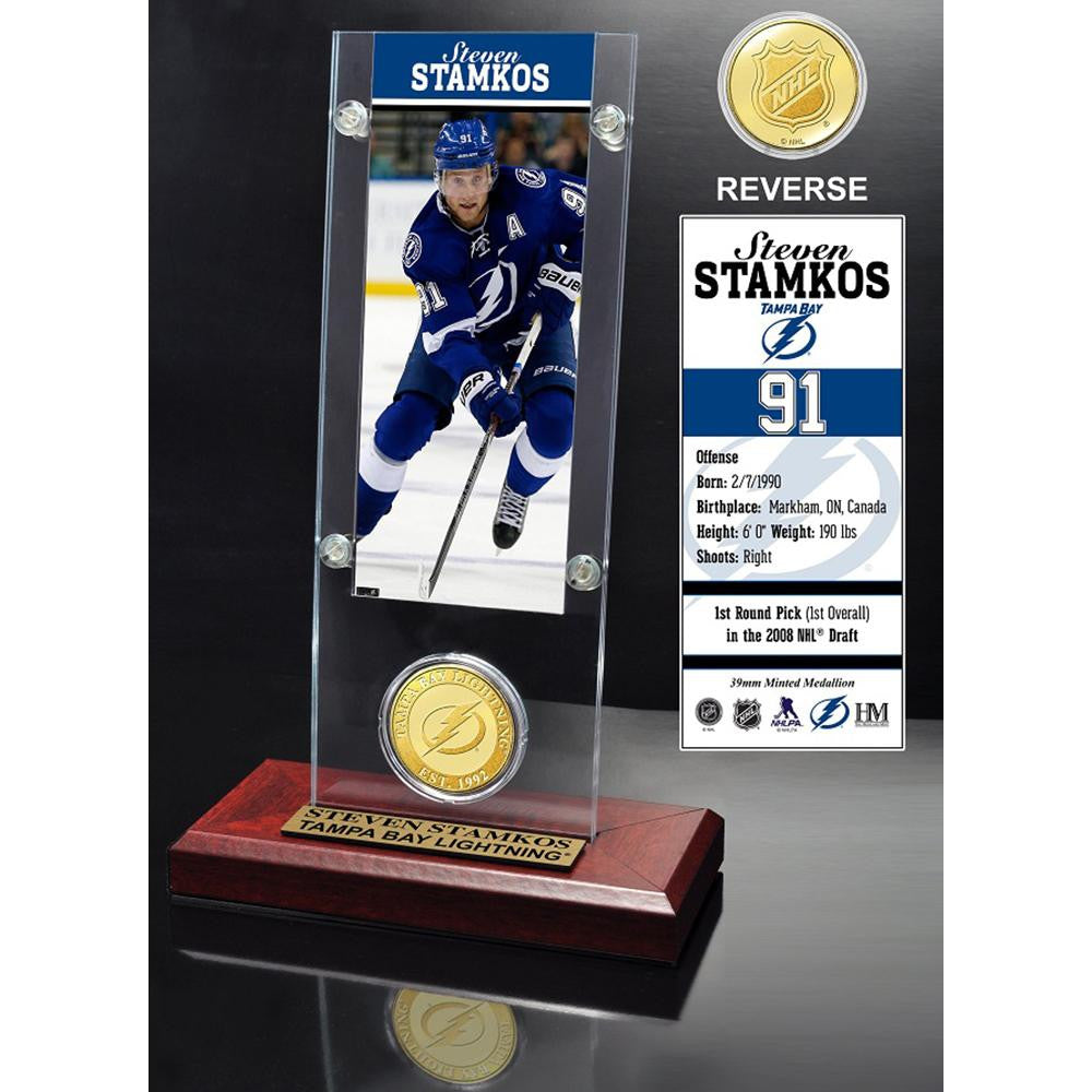 Steven Stamkos  Ticket and Bronze Coin Desktop Acrylic