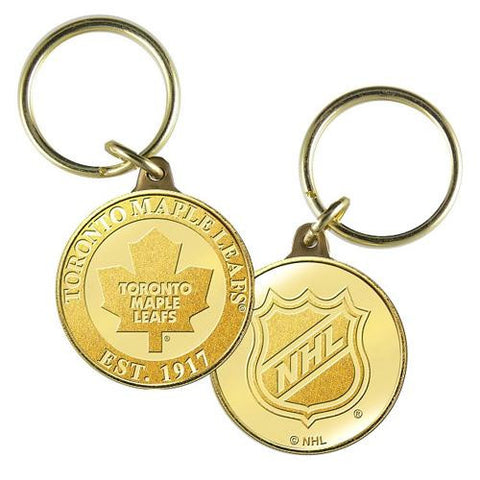 Toronto Maple Leafs NHL Toronto Maple Leafs Bronze Coin Keychain