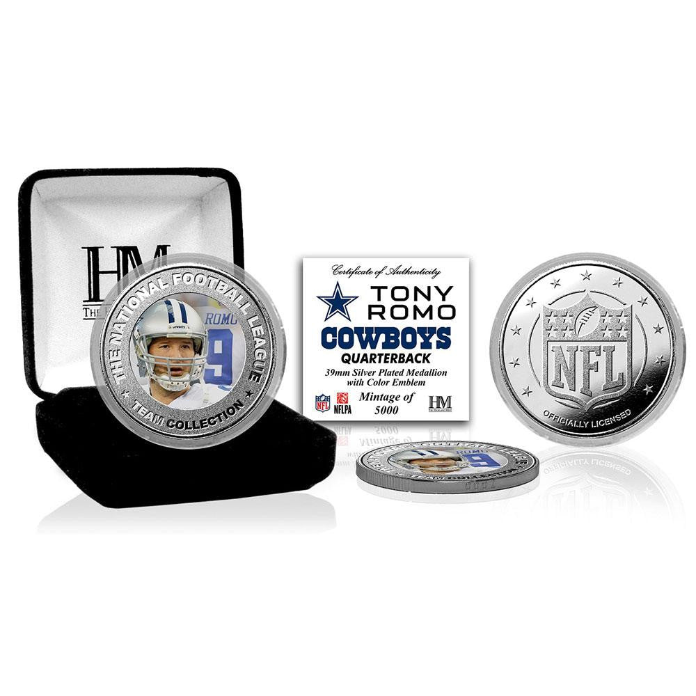 Tony Romo Silver Color Coin