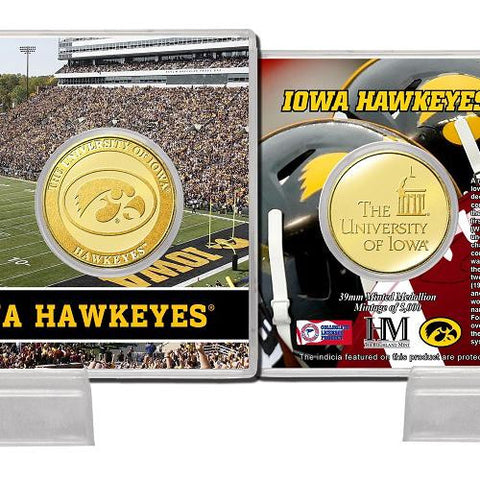 University of Iowa Bronze Coin Card