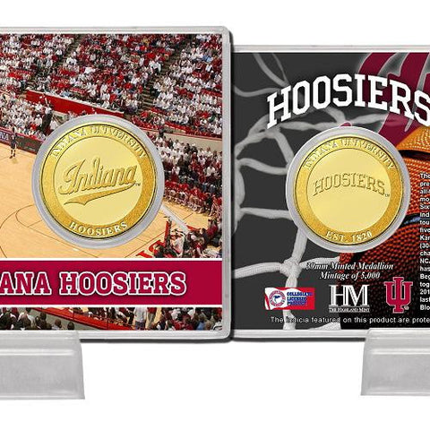 University of Indiana inBasketballin Bronze Coin Card