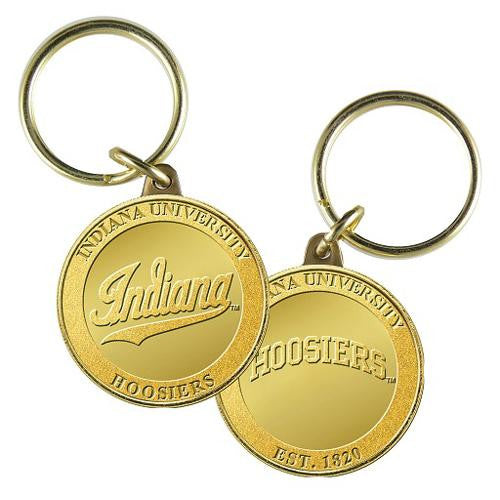 Indiana University Bronze Coin Keychain