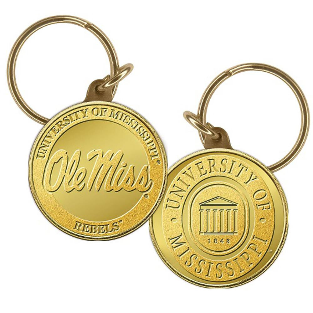 University of Mississippi Bronze Coin Keychain