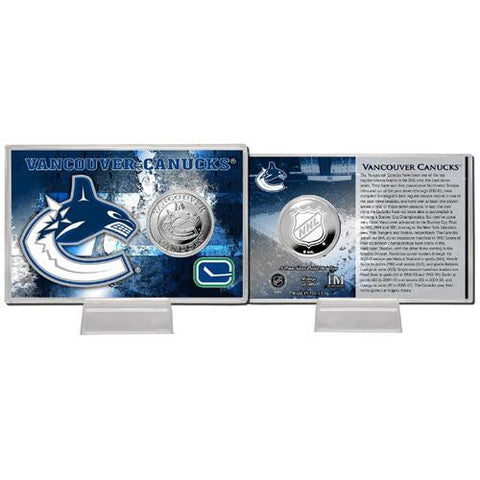 Vancouver Canucks NHL Vancouver Canucks Silver Coin Card
