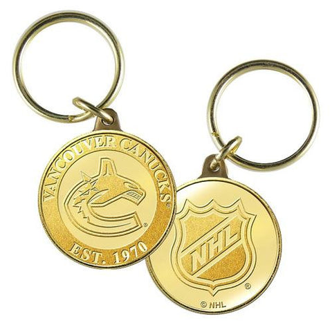 Vancouver Canucks NHL Vancouver Canucks Bronze Coin Keychain