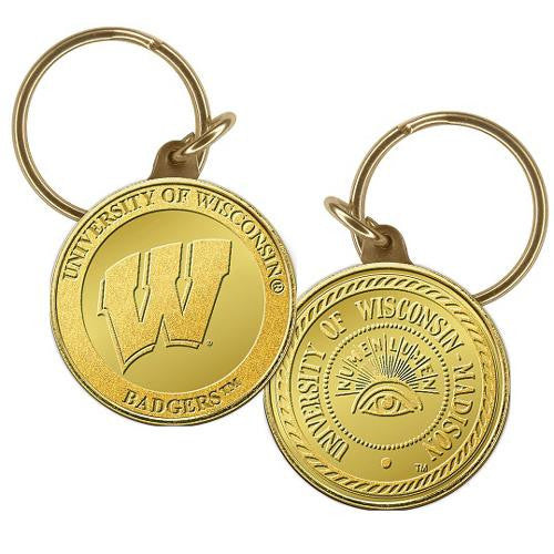University of Wiscoonsin Bronze Coin Keychain