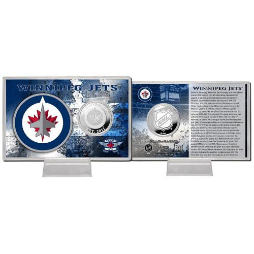 Winnipeg Jets NHL Winnipeg Jets Silver Coin Card