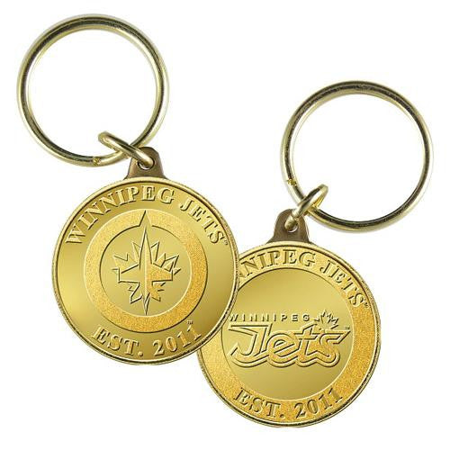 Winnipeg Jets NHL Winnipeg Jets Bronze Coin Keychain