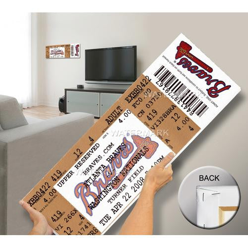 John Smoltz 3000 Strike Out Mega Ticket - Atlanta Braves