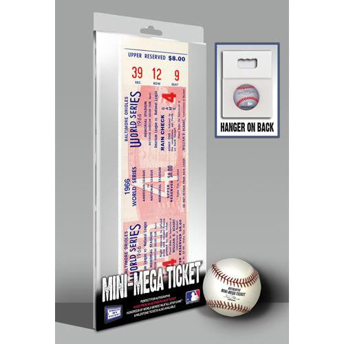 1966 World Series Mini-Mega Ticket - Baltimore Orioles