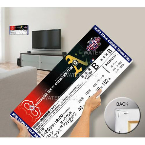 Boston Red Sox vs Oakland A's 2008 Opening Game in Japan Mega Ticket