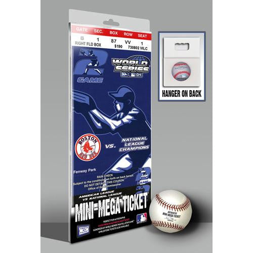 2004 World Series Mini-Mega Ticket - Boston Red Sox