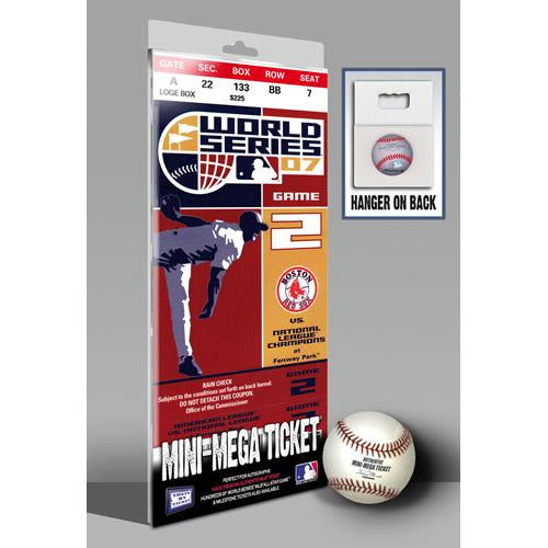 2007 World Series Mini-Mega Ticket - Boston Red Sox