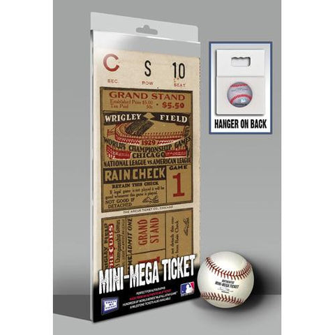 1929 World Series Mini-Mega Ticket - Chicago Cubs