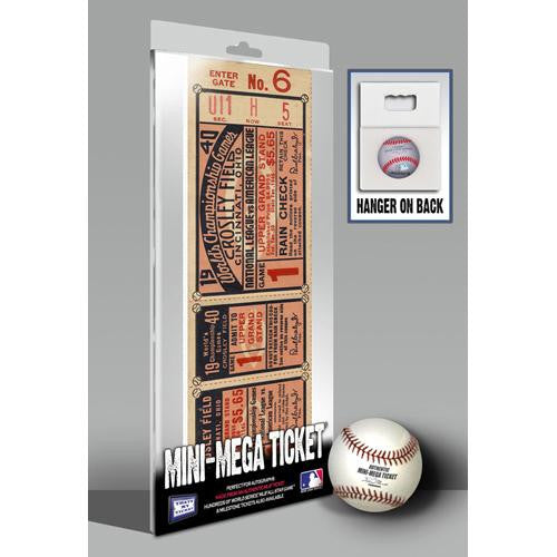 1940 World Series Mini-Mega Ticket - Cincinnati Reds
