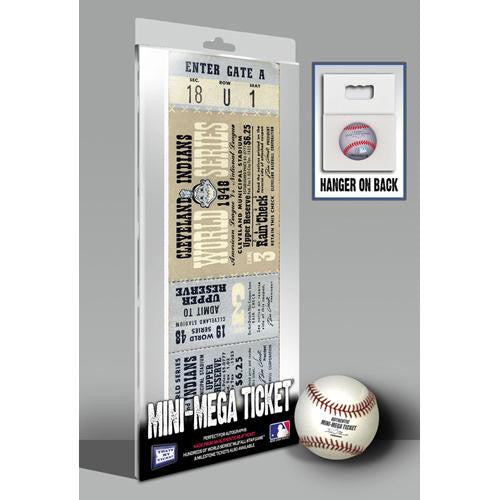 1948 World Series Mini-Mega Ticket - Cleveland Indians