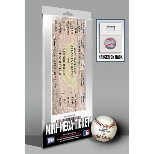 Ubaldo Jimenez No-Hitter Mini-Mega Ticket - Colorado Rockies