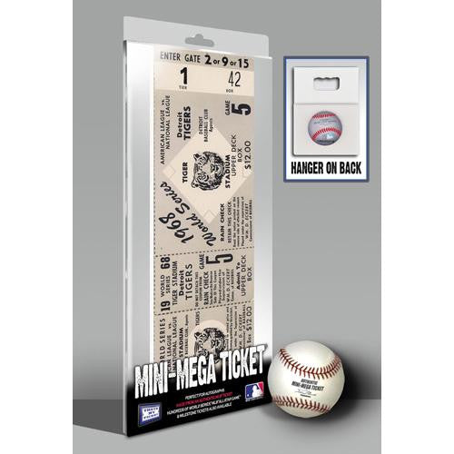 1968 World Series Mini-Mega Ticket - Detroit Tigers