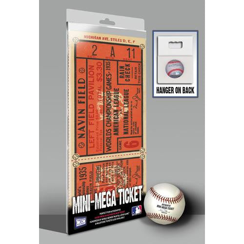 1935 World Series Mini-Mega Ticket - Detroit Tigers