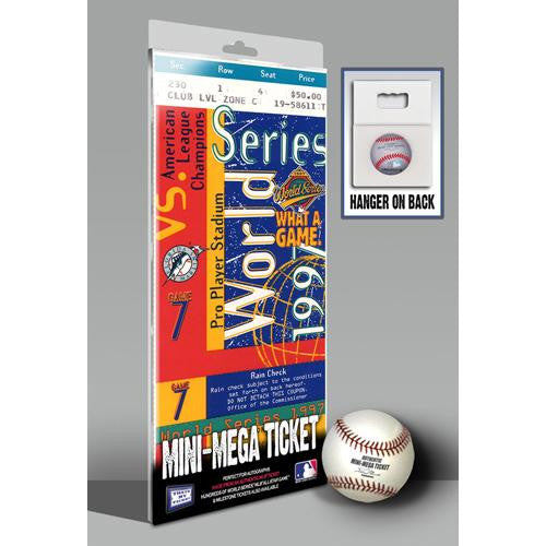 1997 World Series Mini-Mega Ticket - Florida Marlins