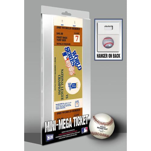 1985 World Series Mini-Mega Ticket - Kansas City Royals