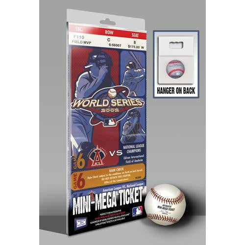 2002 World Series Mini-Mega Ticket - Los Angeles Angels
