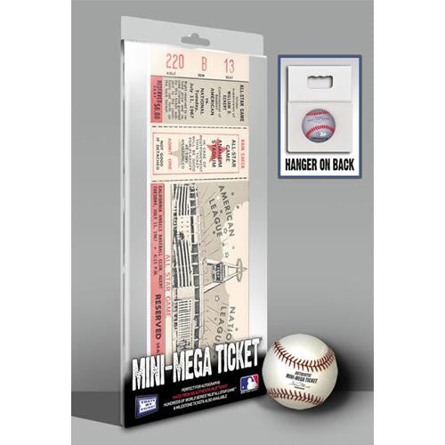 1967 MLB All-Star Game Mini-Mega Ticket - California Angels