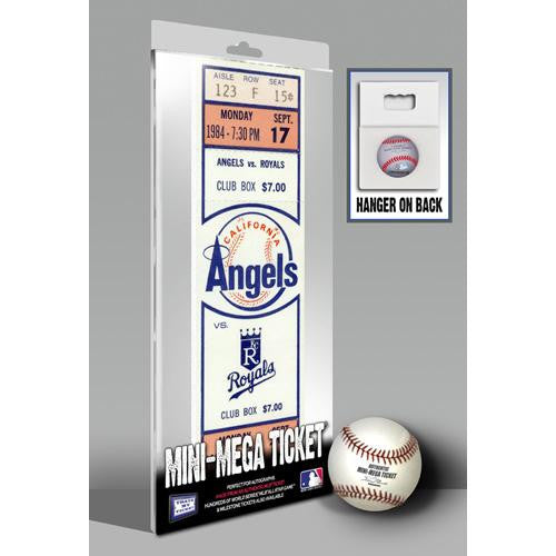 Reggie Jackson 500 Home Run Mini-Mega Ticket - Anaheim Angels